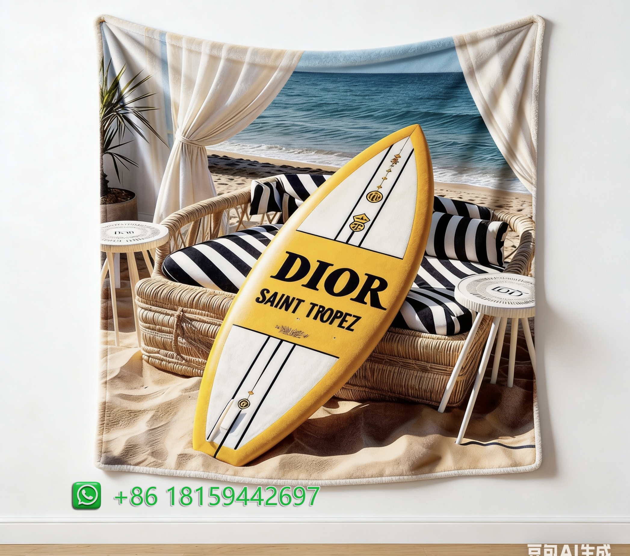 Dior Throw Blankets